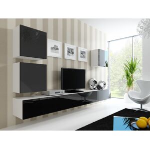 Cama Obývací stěna VIGO 22 Barva: bílá/černá