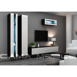 Cama Obývací stěna VIGO NEW 2 Barva: černá/bílá